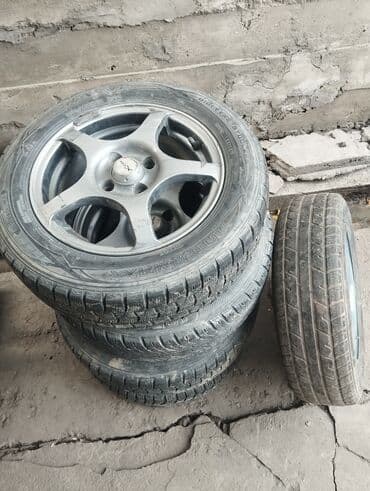 185 60 14 шины: Колеса в сборе 185 / 60 / R 14, Всесезонная, Б/у, Комплект, Легковые, Литые, отверстий - 4 — 3