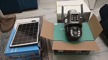 камера солнечная батарея: Солнечная поворотная IP-камера видеонаблюдения с панелью Комплект: - — 1