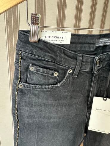 Спецодежда: Джинсы, Скинни, Zara, Высокая талия, S — 3