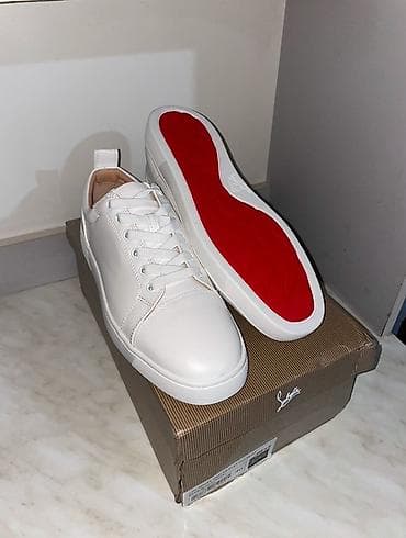 Мужские кроссовки, 41, Christian Louboutin, Новый, цвет - Белый, Платная доставка, Самовывоз