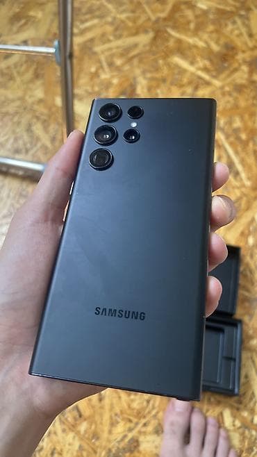 pixel 6a: Samsung Galaxy S22 Ultra, Б/у, 256 ГБ, цвет - Черный — 1