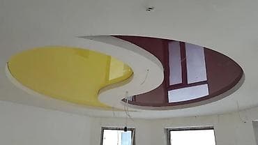 сасык выделение: Керме шыптар Жылтырак, Жылтырабаган, 3D потолоктор Кепилдиги, Акысыз консультация, Акысыз ченөө — 6