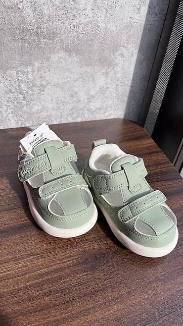 эко обувь: Детские летние сандалии-кроссовки для первых шагов - Тип: закрытые — 3