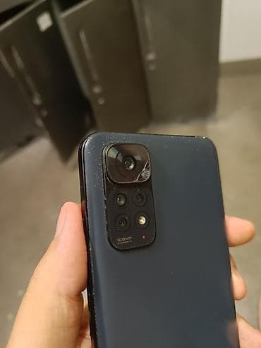red: Redmi, Redmi Note 11S, Б/у, 128 ГБ, цвет - Черный, 2 SIM — 3