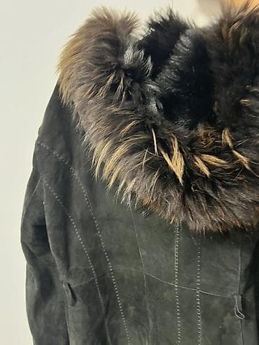 дубленка куртка: Дубленка, Классическая модель, Длинная модель, XS, S — 5