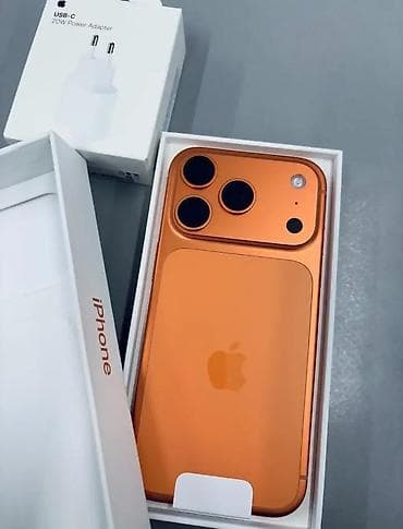 magsafe: IPhone 17 Pro Max, Новый, 512 ГБ, Оранжевый, Коробка, 100 % — 1