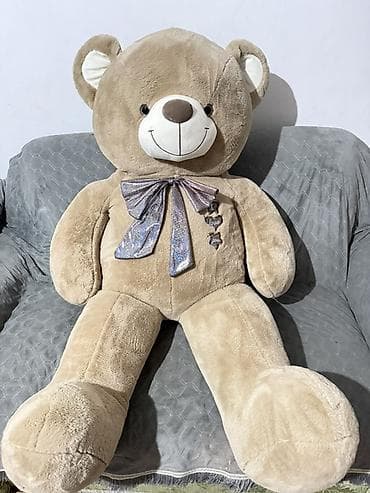 Ремонт и строительство: Большой плюшевый медведь - Цвет: бежевый с белыми вставками на — 1