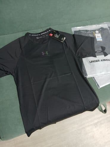 пакет одежды: Мужская футболка, L, Under Armour, Новый, цвет - Черный, Самовывоз, Бесплатная доставка, Платная доставка — 5