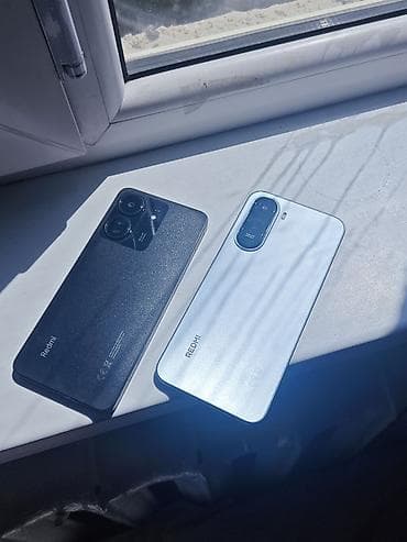 Техника и электроника: Redmi, Redmi 13C, Б/у, цвет - Черный, 2 SIM — 1