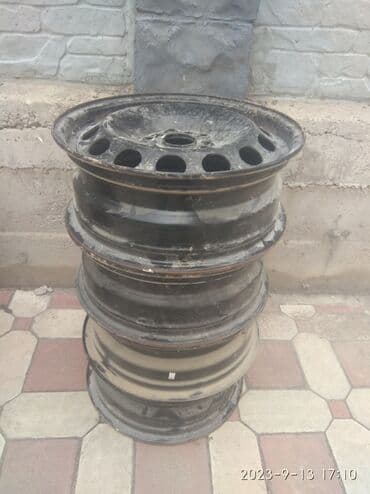 диски опель зафира: Железные Диски R 16 Audi, Комплект, отверстий - 5, Б/у — 1