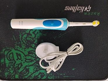 электрический брашинг: Электрическая зубная щетка Oral-B Обычная, Б/у — 1