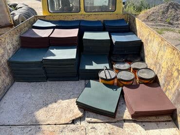 ковры резиновые: Резиновые плитки от производителя. Сделано в Кыргызстане. Сферы — 3