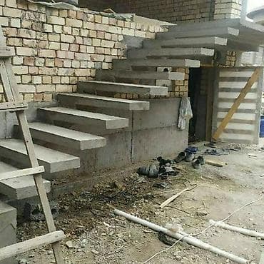 Бетон тепкичи Жеке менчик үй үчүн