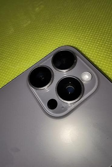 ts.lg: IPhone 15 Pro Max, Б/у, 256 ГБ, Desert Titanium, Защитное стекло, Чехол, 87 % — 6