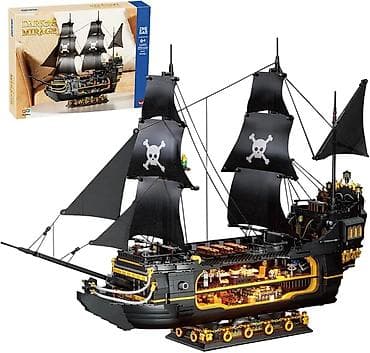 lego титаник: Конструктор Пиратский корабль, 2900 деталей Размер 61,6 × 42,1 × 21,9 — 1