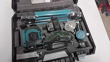 Строительное оборудование: Лазерный уровень Makita 16V (зеленый луч), комплект - 3D нивелир с — 4