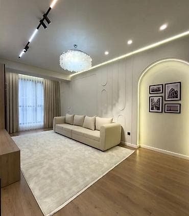 двухэтажный дом в бишкеке: 2 комнаты, 77 м², Элитка, 12 этаж, Дизайнерский ремонт — 4