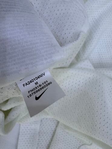 mango: Мужская футболка, M, Nike, Новый, цвет - Белый, Самовывоз — 5