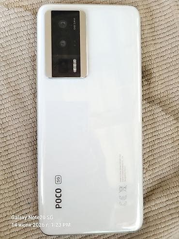 Техника и электроника: Poco F5 Pro, Б/у, 512 ГБ, цвет - Белый, 2 SIM — 1