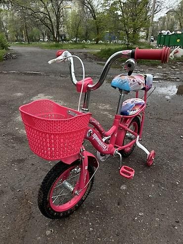 Детский велосипед, 4-колесный, 3 - 4 года, Для девочки