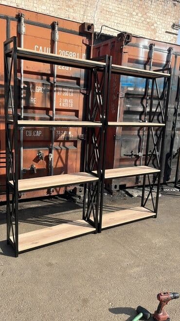 оборудование для бутика: Стеллаж Для игрушек, Лофт, 2000 см * 1000 см * 380 см, 
Новый — 90