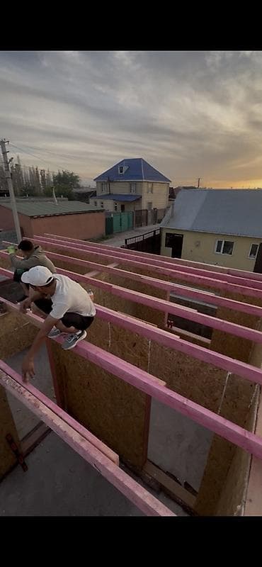 solutions elementary: Каркасно-панельный дом из SIP/OSB в процессе строительства. - Стены — 9