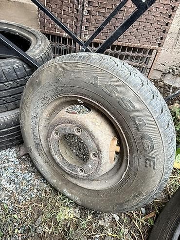 диск на авто: Колесо в сборе (диск + шина) - Шина: Cordiant Passage S 205/80R12LT — 2