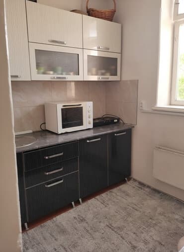 квартира берилет 4гор больница: 1 бөлмө, 36 м², Жеке план, 3 кабат, Косметикалык ремонт — 1