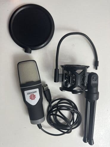 звуковые карты line 6: USB-микрофон ZENOFF – комплект для записи и стриминга. Состав набора — 1