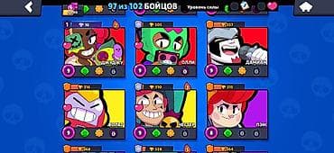 brawl: Аккаунт Brawl Stars Основные параметры: - Путь к славе: 51 700 - — 9