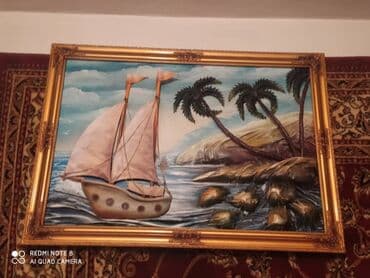 кожа костюм: Продаю картину из натуральной кожи, ручная работа, её привозили из — 5