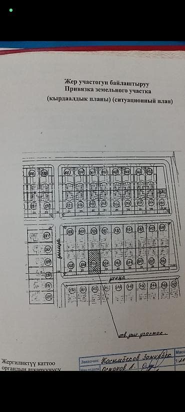 сундук токмок: Продаю земельный участок 8 соток, 40 × 20, 200 метров от центральной — 7