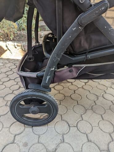 коляска prego: Коляска, цвет - Черный, Б/у — 7