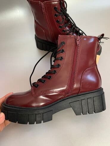 Прокат одежды: Лакированные Деми ботинки новые с Америки 38,5 размер . 1000сом — 4