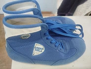 молодежные берцы: Борцовки Green Hill, синие. - Тип: спортивная обувь для — 2