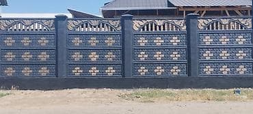 под кирпич: Декоративные бетонные секции для забора - Материал — 3