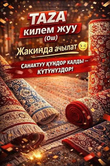 atem mini: Стирка ковров, | Ковер, Бесплатная доставка — 1