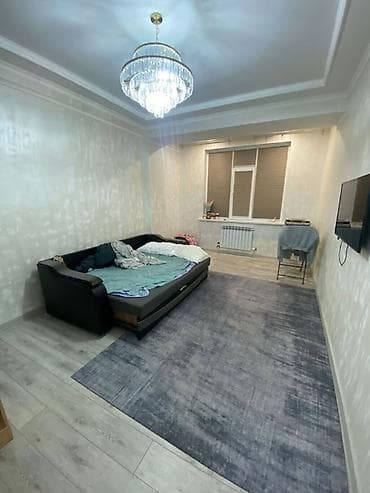 Недвижимость: 1 комната, 45 м², Аламедин-1 мкр 7 этаж, Евроремонт — 1