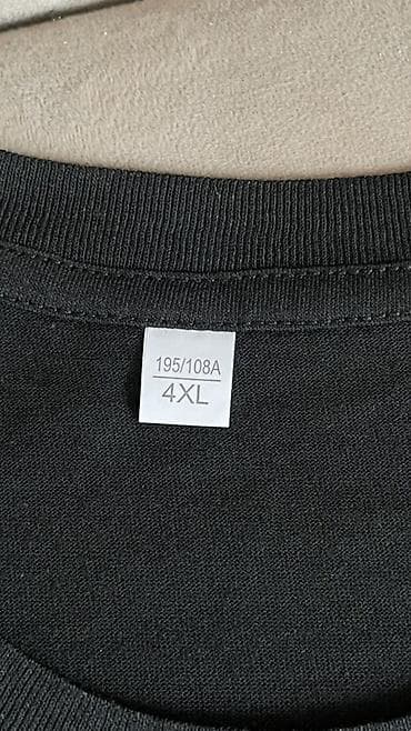 cactus jack: Мужская футболка, 4XL, Armani, Новый, цвет - Черный, Самовывоз, Бесплатная доставка, Платная доставка — 3