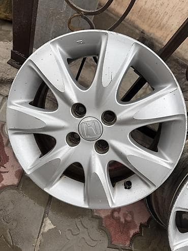 5х114 3: Литые Диски R 15 Honda, Комплект, отверстий - 4, Б/у — 5