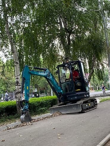 Услуги экскаватора | Водопровод, Планировка участка, Демонтаж