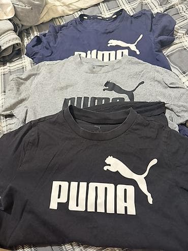 tech flis: Набор фирменных футболок PUMA Essentials для мальчиков. Размер S, б/у — 1