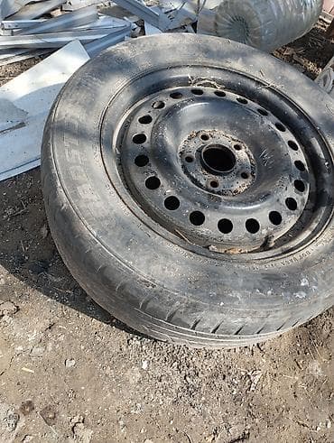 Колеса в сборе 225 / 65 / R 16, Всесезонная, Б/у, Запаска, Железные, отверстий - 5
