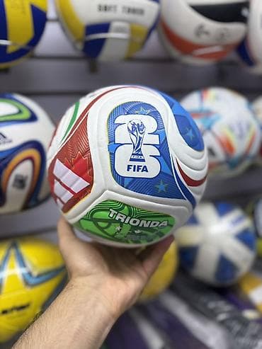 Футбольный мяч TRIONDA с фирменным дизайном под турниры FIFA at lalafo.kg Футбольный мяч TRIONDA с фирменным дизайном под турниры FIFA