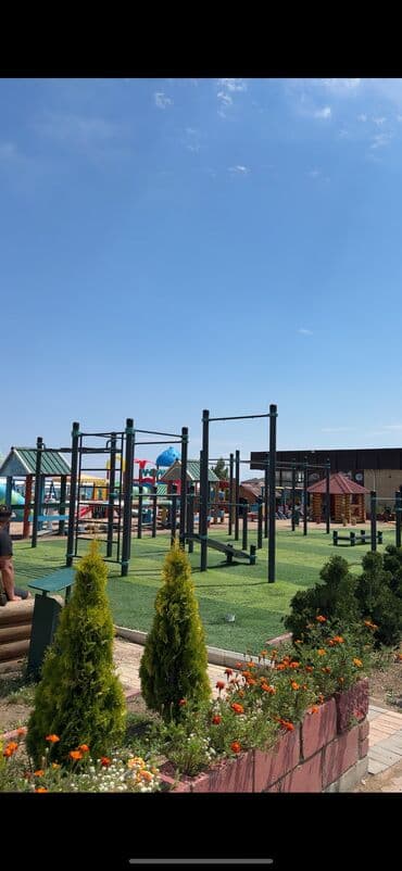 аренда комнаты ош: Коттедж, Коттедж ЦО Радуга West, Кош-Кол, Детская площадка, Парковка, стоянка, Охраняемая территория — 16