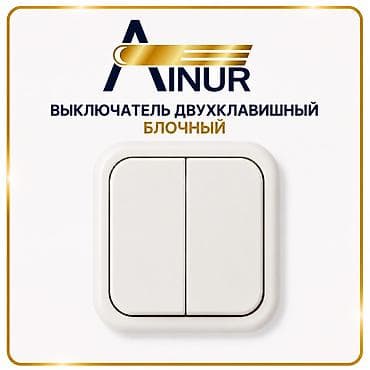 Выключатель двухклавишный блочный ( 250-В, 50- Гц, 6-А). Корпус