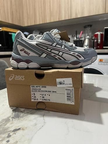 Кроссовки, 36, Asics, Новый, цвет - Серый, Самовывоз — 1