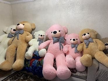 toys: Плюшевые медведи XXL - Большие мягкие игрушки-мишки разных размеров — — 1
