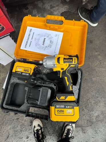 рожковые ключи: Аккумуляторный гайковерт, Новый, Бесплатная доставка, Самовывоз, Платная доставка — 1