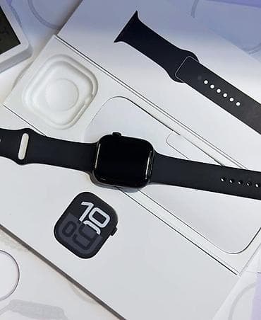купить часы apple watch: Продаю Apple Watch 10 series 46mm Jet Black Аккумулятор: 100% 🔋 Полный — 1